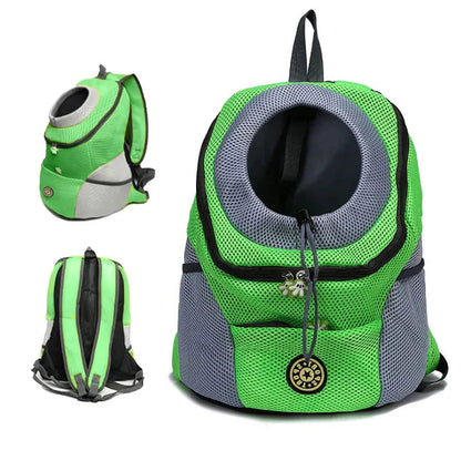 Athletic Faux Leather Backpack