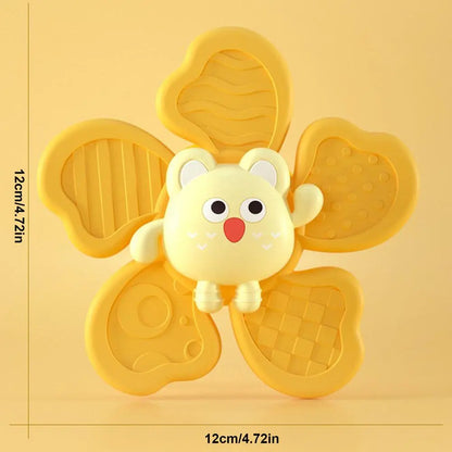 Fun Baby Bath Toys with Suction Cups - 3 Piece Set