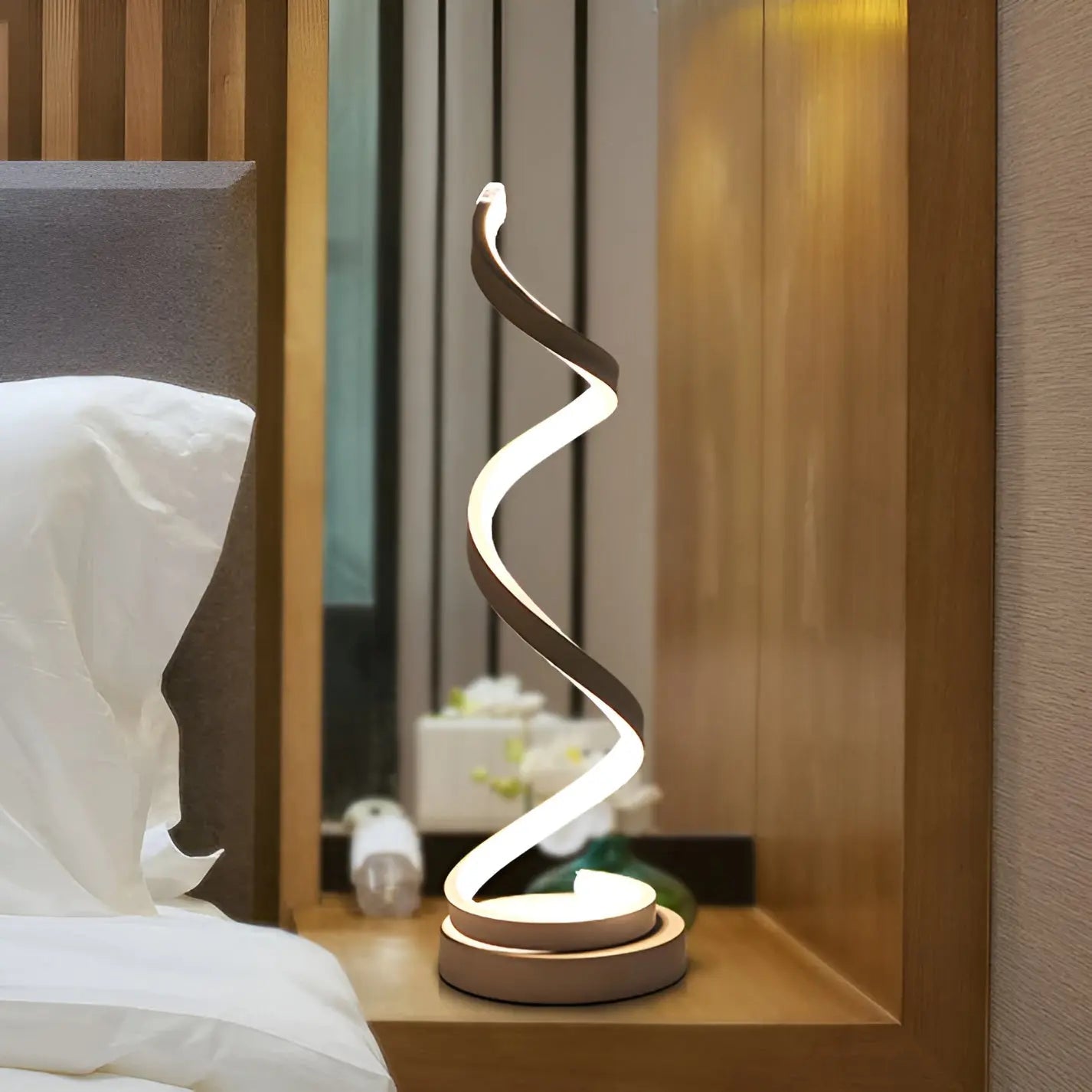Bright Spiral LED Desk Light - Eco Friendly & Adjustable