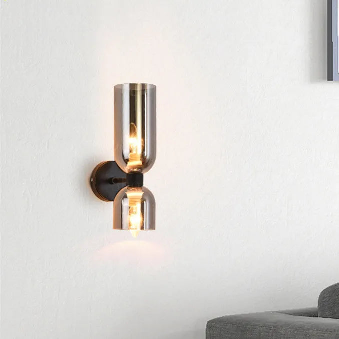 Contemporary Double Glow Wall Light