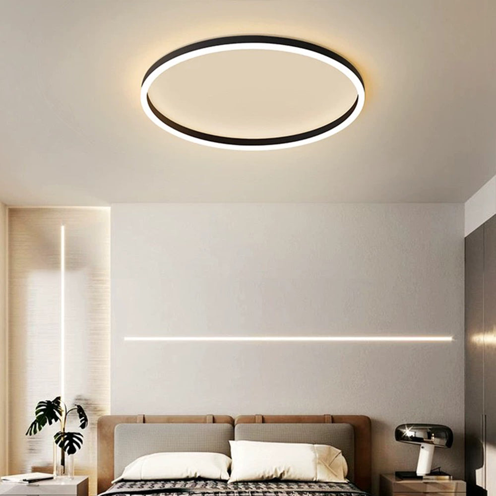 Bright Round Ceiling Light Fixture for Living Areas