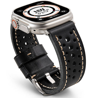 Classic Sport Leather Strap For Apple Watch - Luxicro