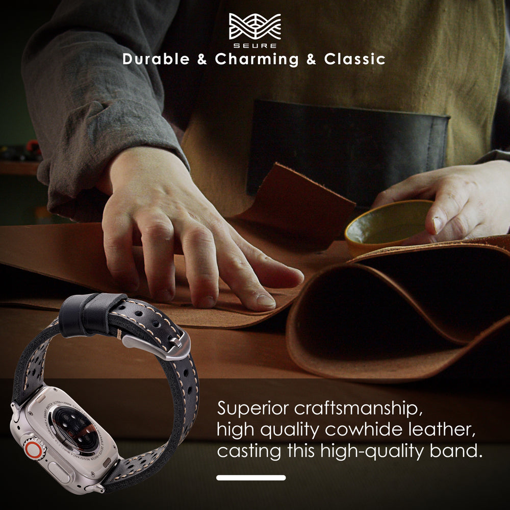 Classic Sport Leather Strap For Apple Watch