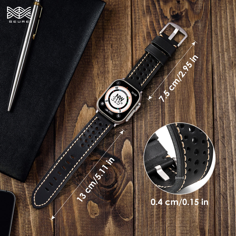 Classic Sport Leather Strap For Apple Watch