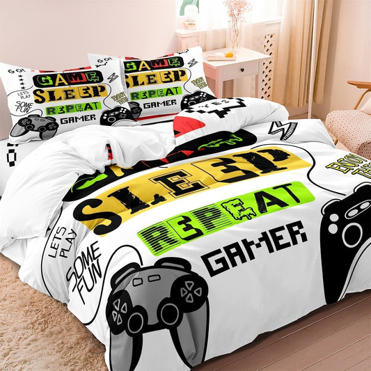 Cool Gaming Bedding Set for Boys Rooms - Luxicro