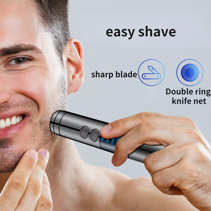 Compact Water Resistant Rechargeable Beard Clipper Set