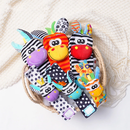 Colorful Baby Toy Set and Cute Socks