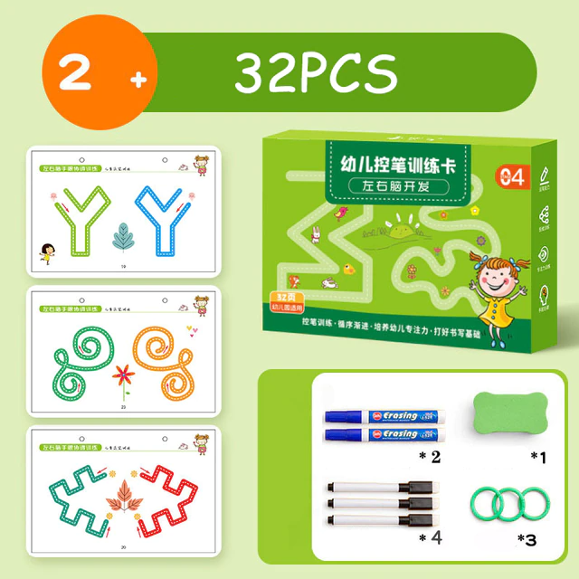Colorful Children's Educational Activity Book