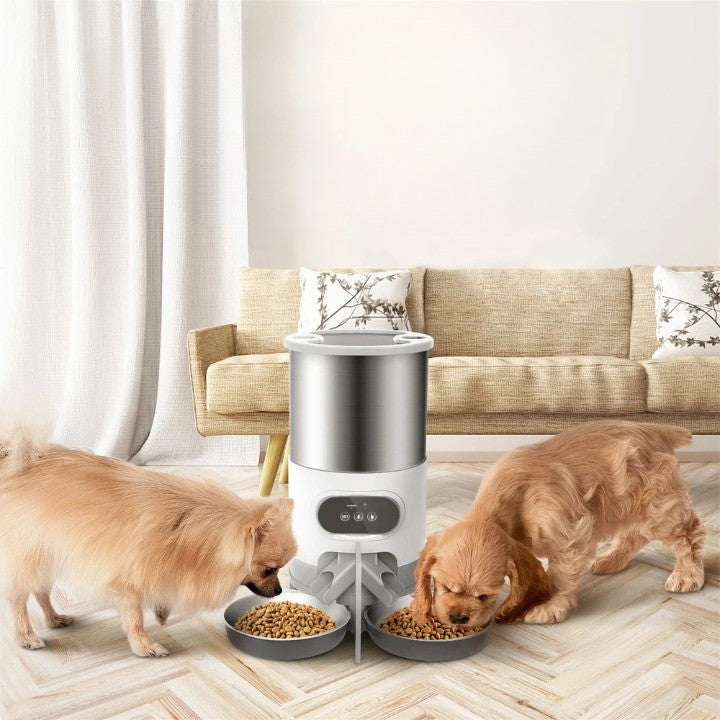 Automatic 2 Port Pet Feeder Station - Luxicro