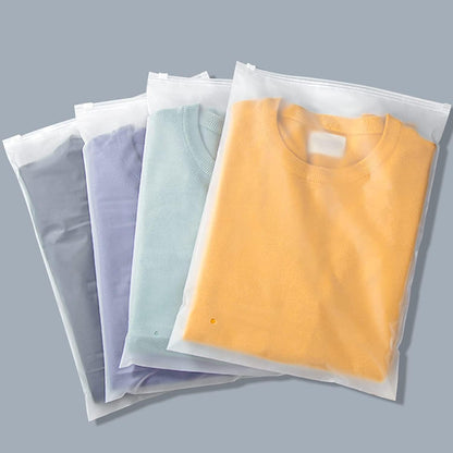 Clear Reusable Storage Bags - 20 Pack Plastic Bags
