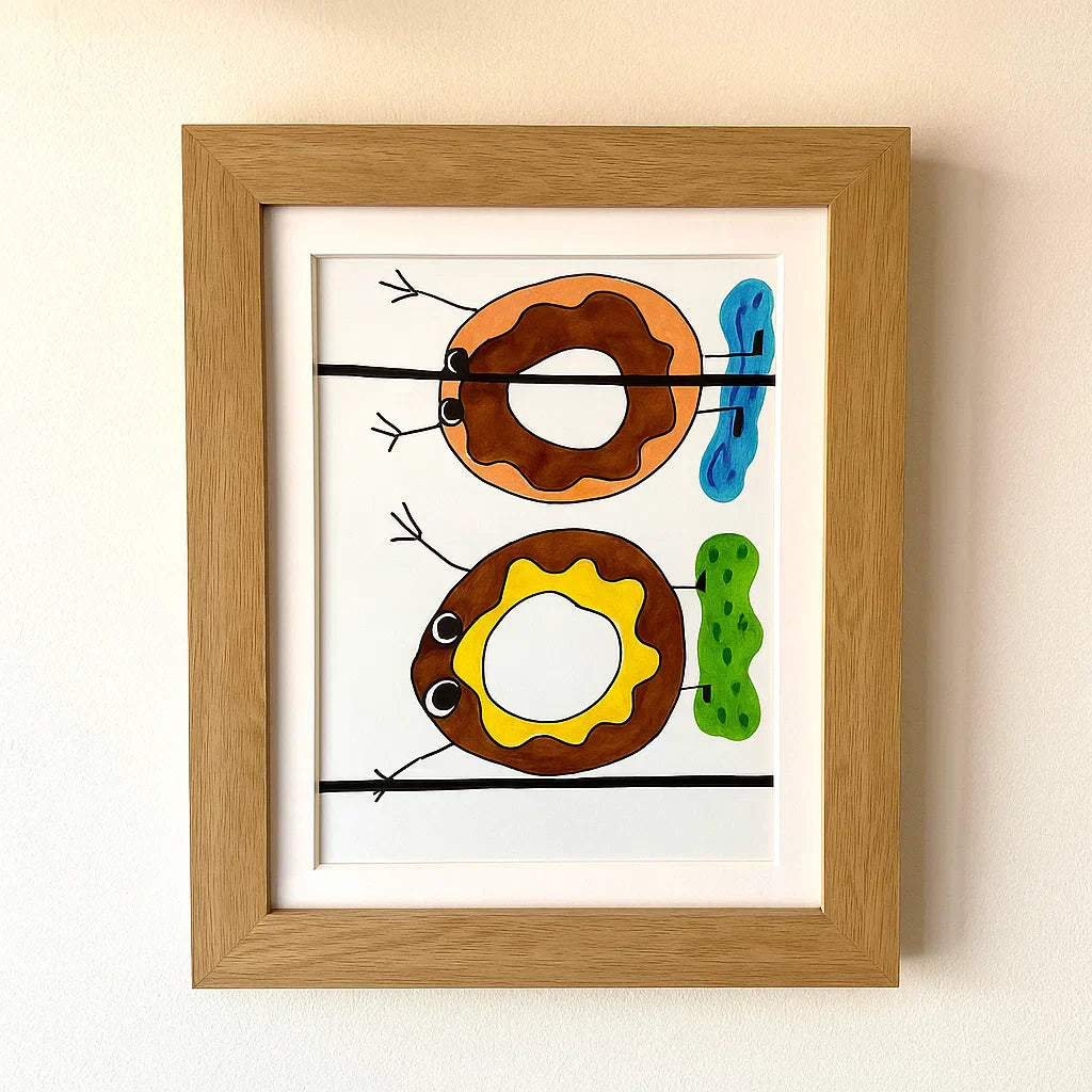 Rustic Wooden Picture Frame Display