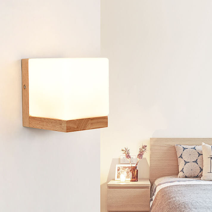 Green Modern Cube Wall Light - Luxicro