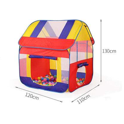 Colorful Kids Play Tent - Indoor Ball Pit Playground