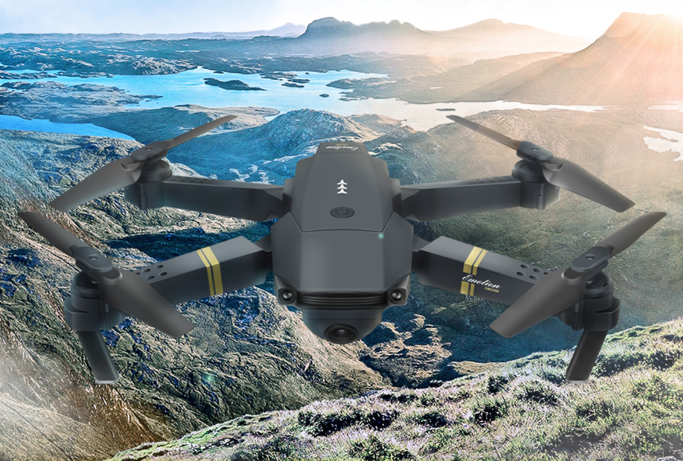 Portable HD Folding Selfie Drone - 2MP & Dual Battery