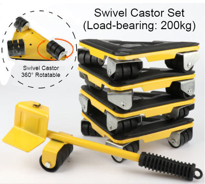 Heavy Duty Folding Garage Jack with Casters