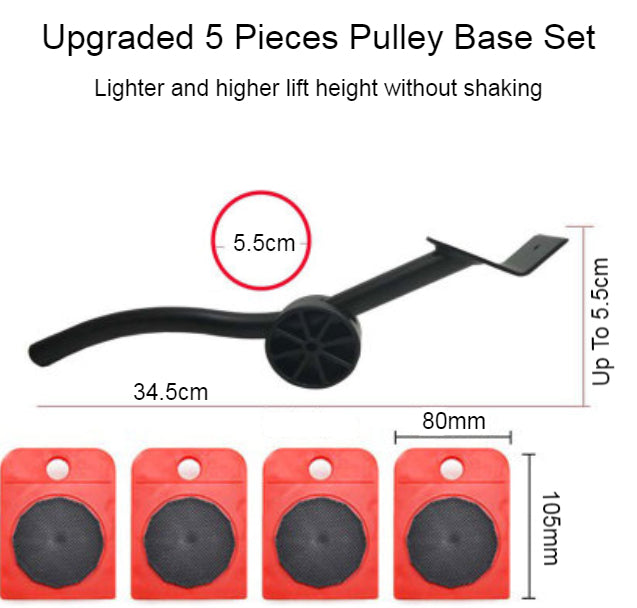 Heavy Duty Folding Garage Jack with Casters