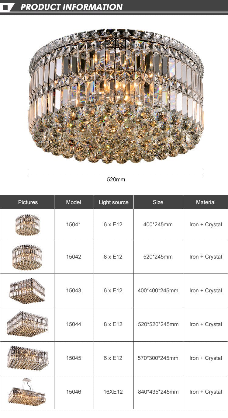Luxurious Green Crystal Lighting Fixtures