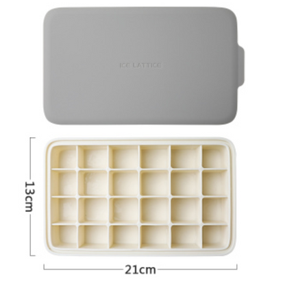 Flexible Ice Cube Tray with Easy Removal Lid