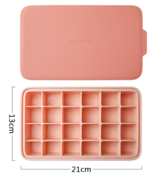 Flexible Ice Cube Tray with Easy Removal Lid