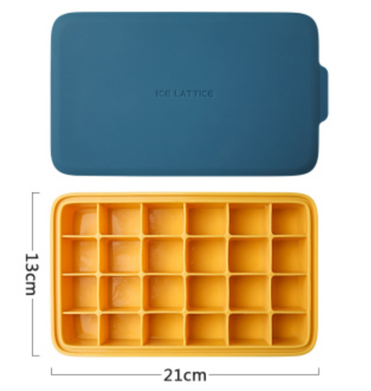 Flexible Ice Cube Tray with Easy Removal Lid
