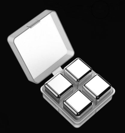 Durable Metal Reusable Ice Cube Set - Luxicro