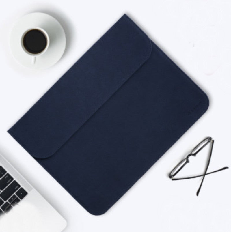 Thin Laptop Cover with Cushioned Protection and Secure Closure