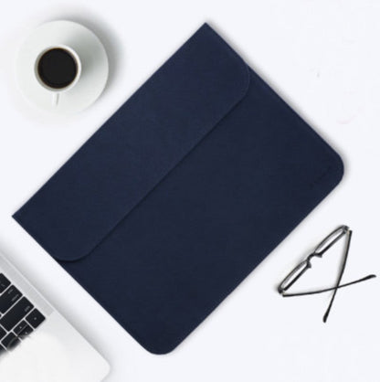 Thin Laptop Cover with Cushioned Protection and Secure Closure