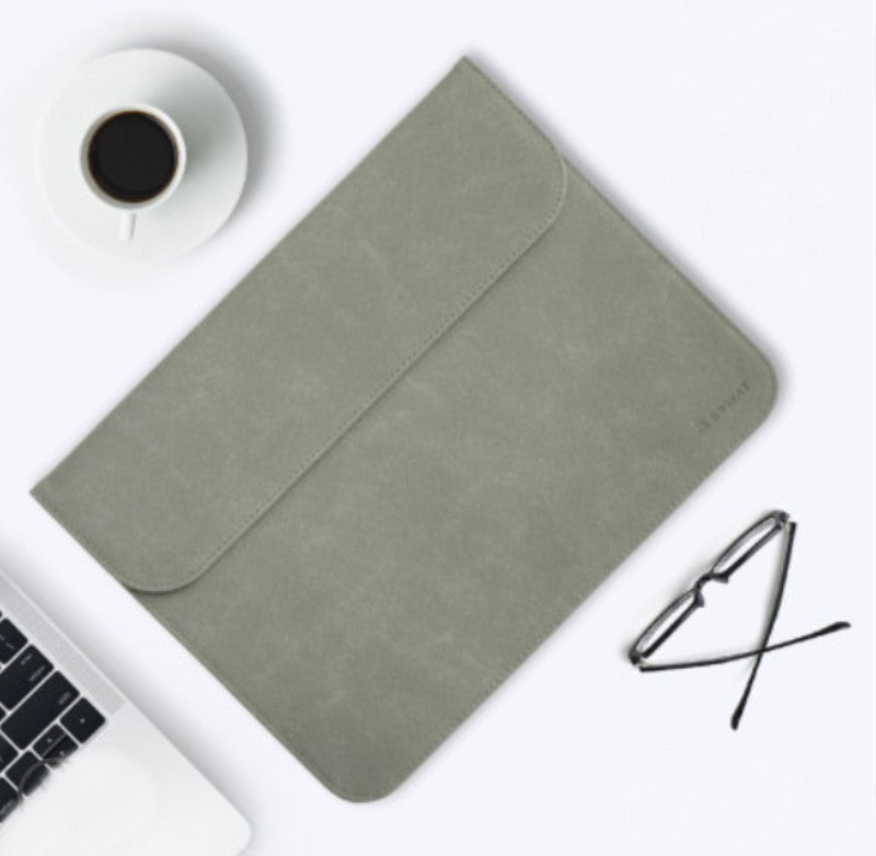 Thin Laptop Cover with Cushioned Protection and Secure Closure - Luxicro