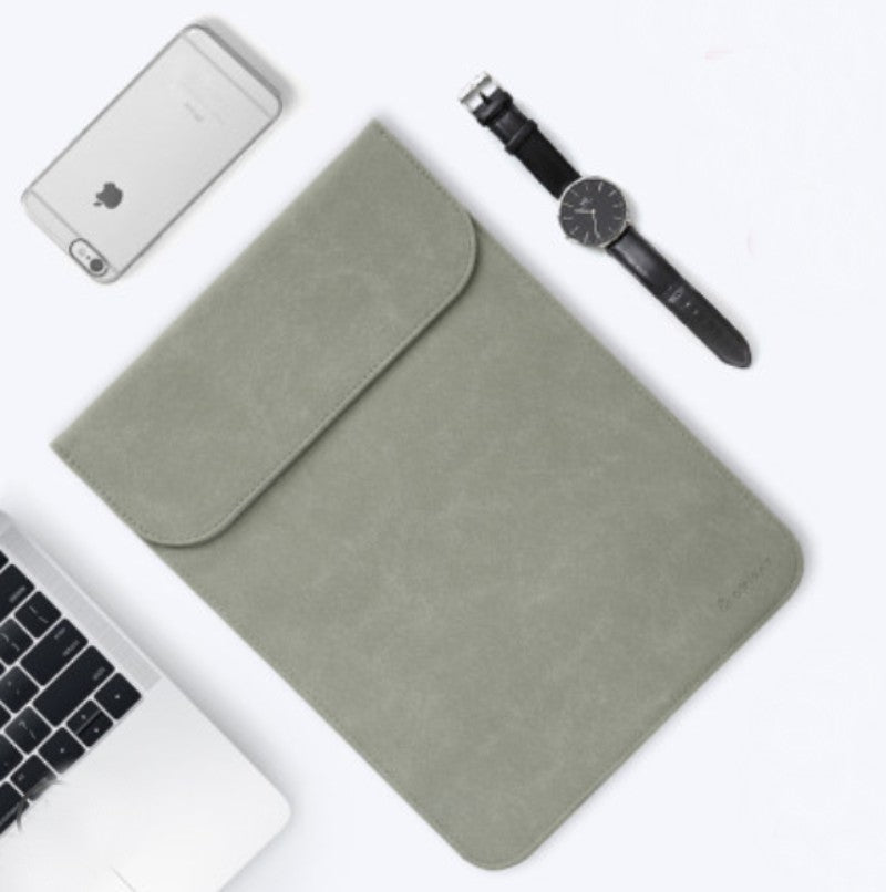 Thin Laptop Cover with Cushioned Protection and Secure Closure