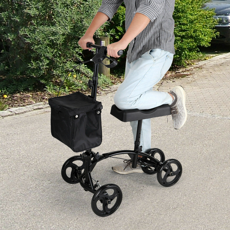 Heavy Duty Folding Mobility Knee Scooter - Luxicro
