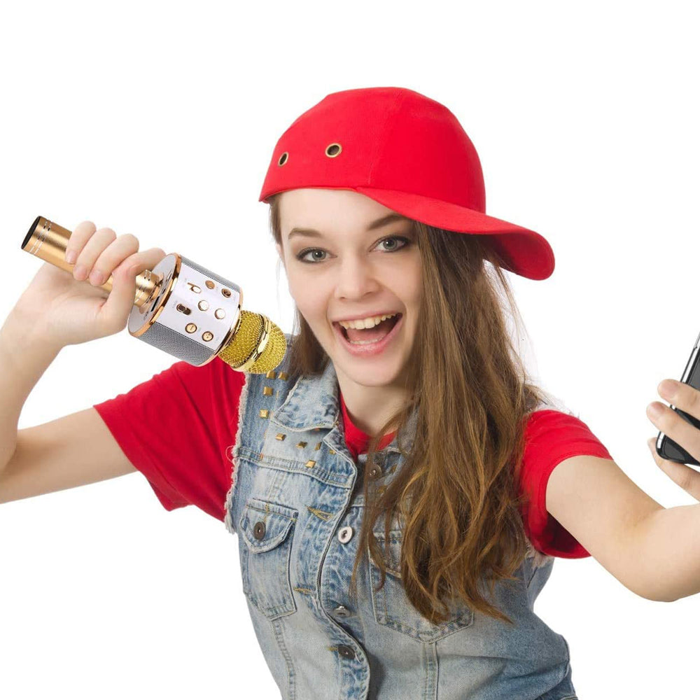 Compact Bluetooth Karaoke Mic Speaker