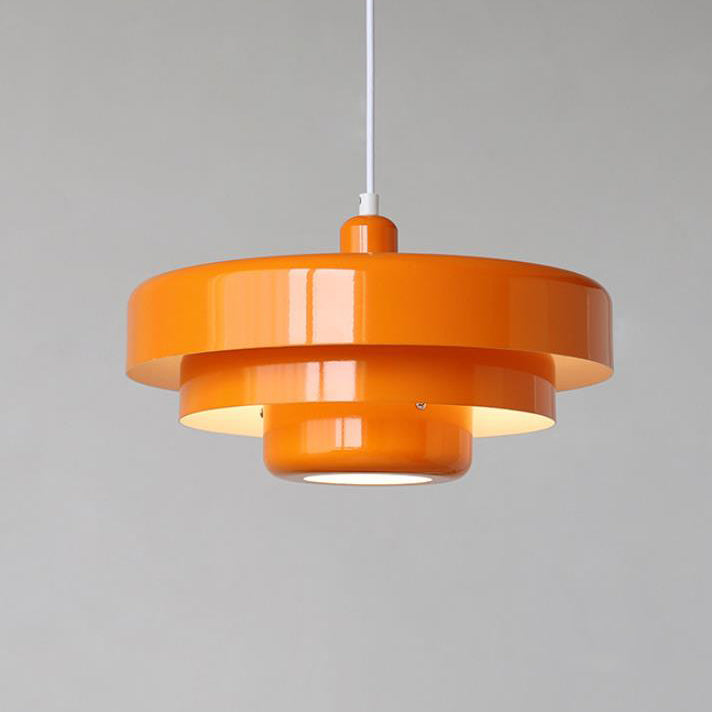 Sleek Metal Layered Pendant Lighting