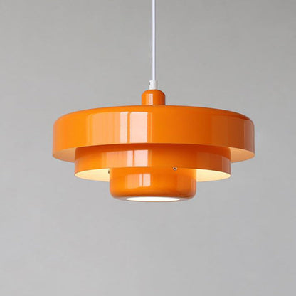 Sleek Metal Layered Pendant Lighting