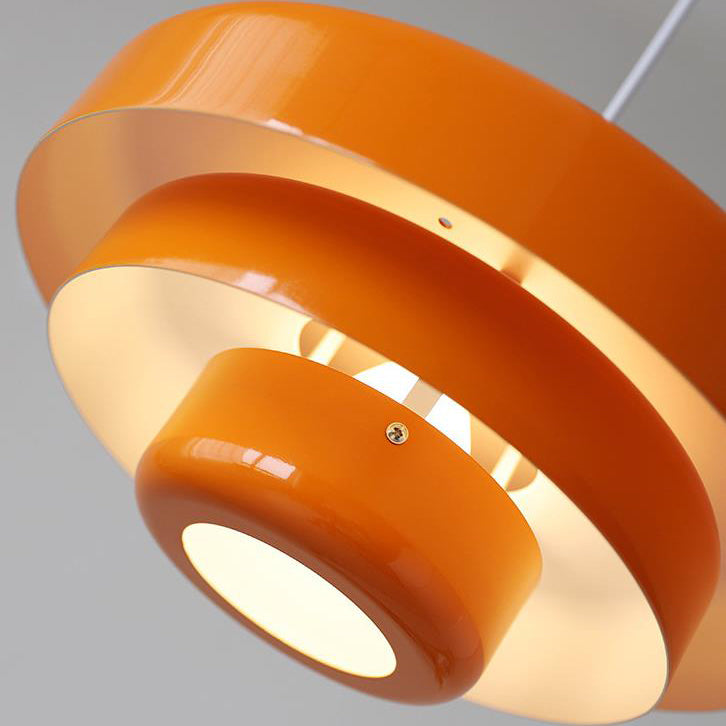 Sleek Metal Layered Pendant Lighting