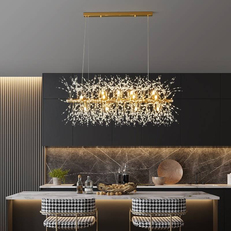Elegant Gold Pendant Light Fixture for Home Ceiling