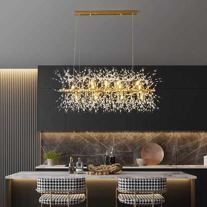 Elegant Gold Pendant Light Fixture for Home Ceiling
