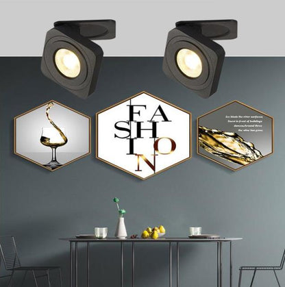 Contemporary Steel Ceiling Spot Lamp