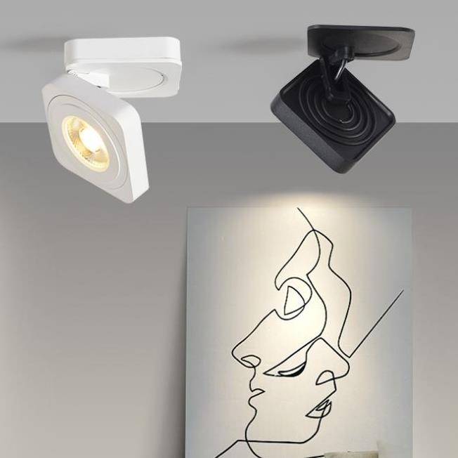 Contemporary Steel Ceiling Spot Lamp - Luxicro