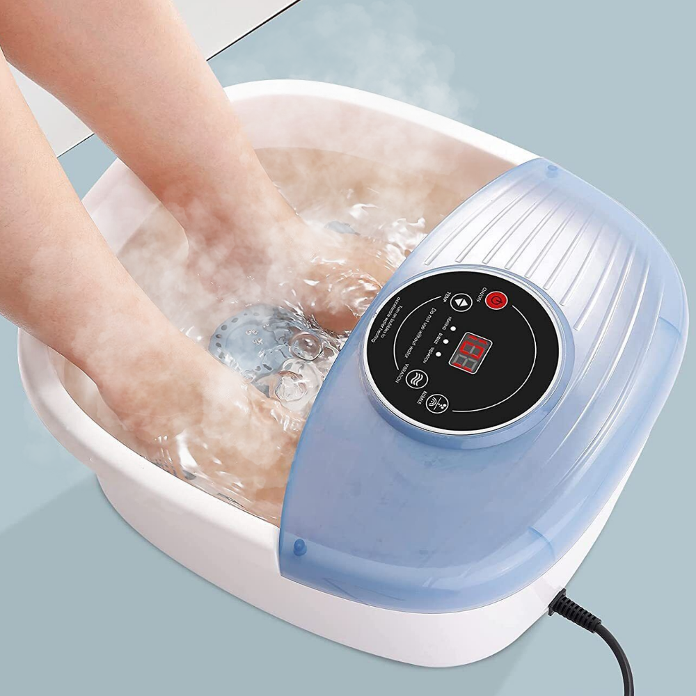 Heated Foot Spa Massage Bath with Bubbles - Luxicro