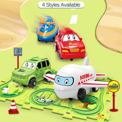Customizable Model Train Set with Railway Tracks
