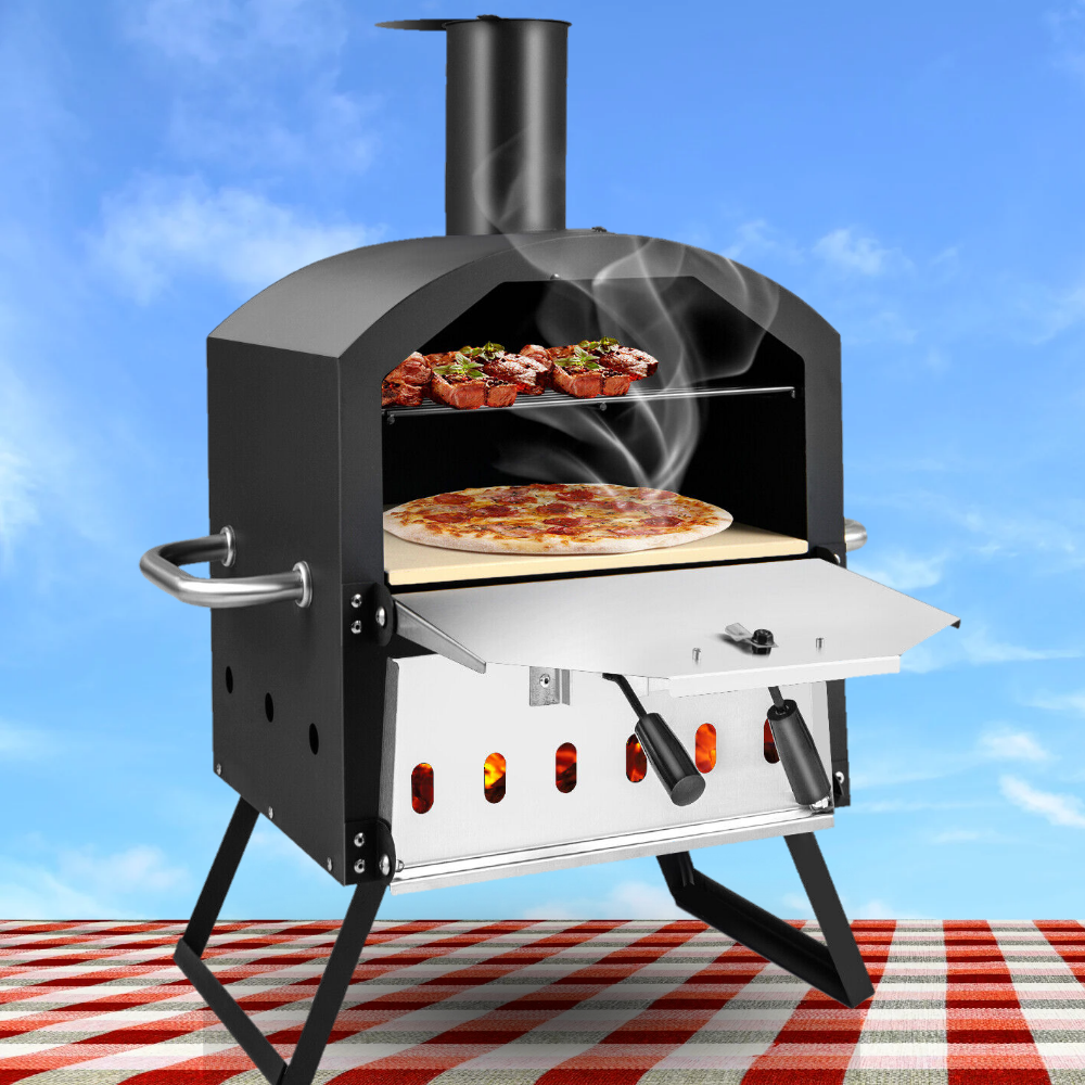 Big Portable Wood Burning Patio Pizza Cooker Oven - Luxicro