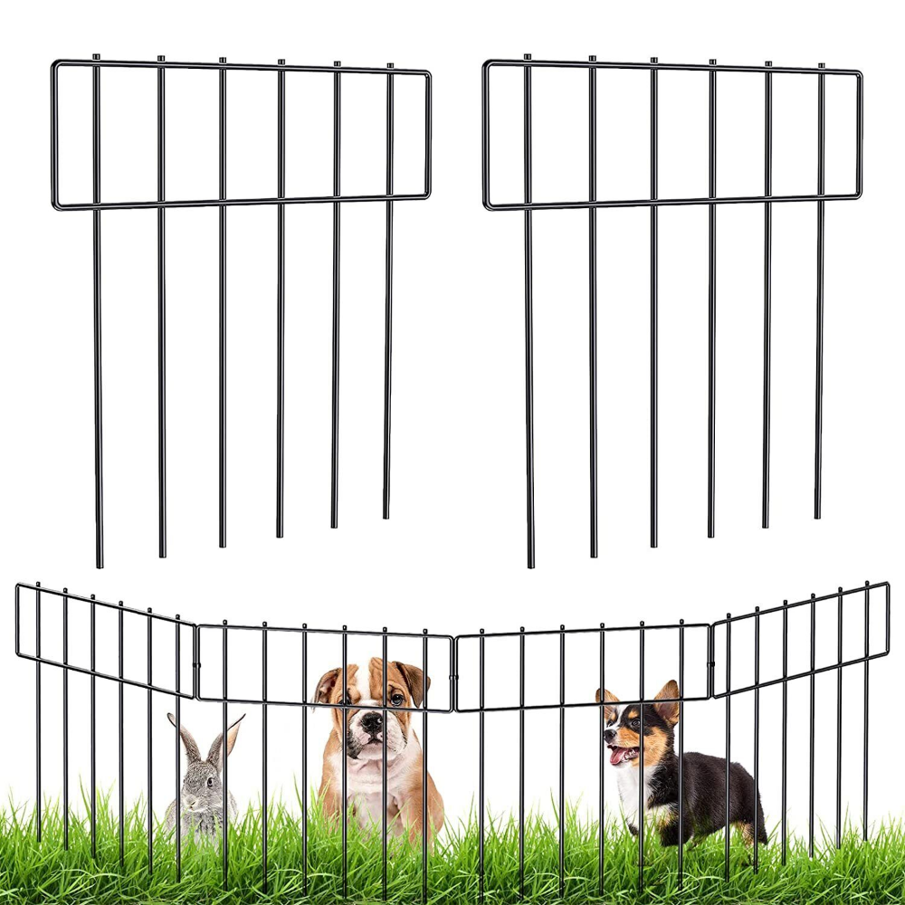 Sturdy Steel Yard Dog Guard Fence Panel - Luxicro