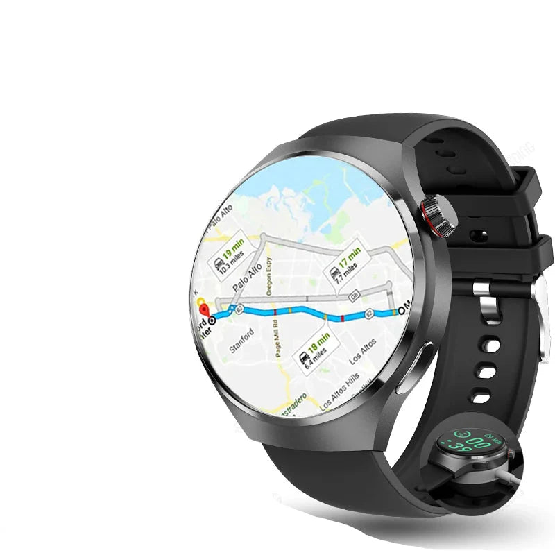 Waterproof GPS Smartwatch with Bluetooth and Health Tracker - Luxicro