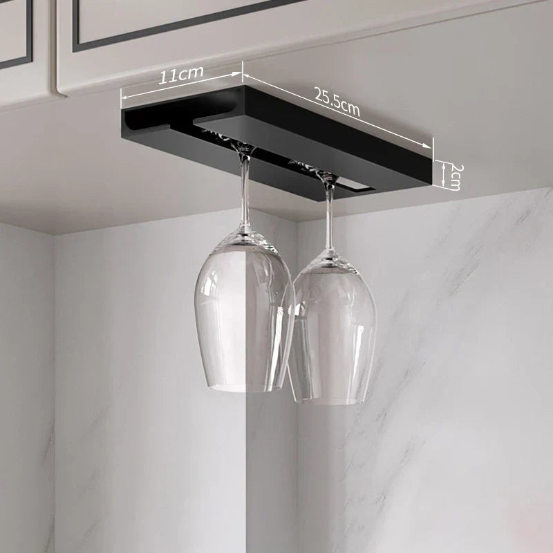 Space Saving Wine Glass Rack for Small Kitchens - Luxicro