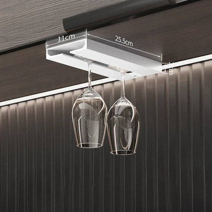 Space Saving Wine Glass Rack for Small Kitchens