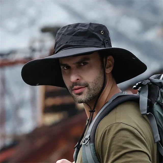 Large Brimmed straw Sun Hat for Men