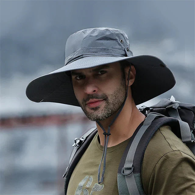 Large Brimmed straw Sun Hat for Men