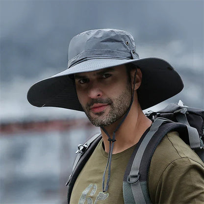 Large Brimmed straw Sun Hat for Men