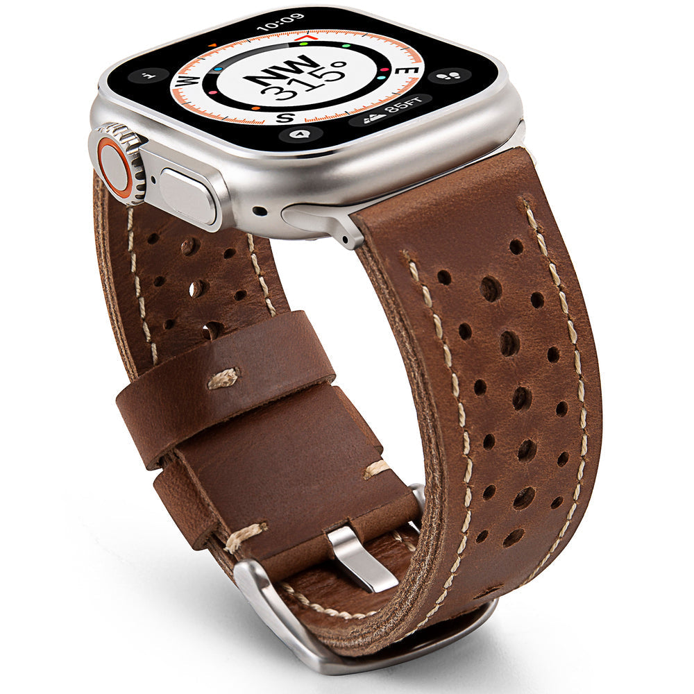 Classic Sport Leather Strap For Apple Watch