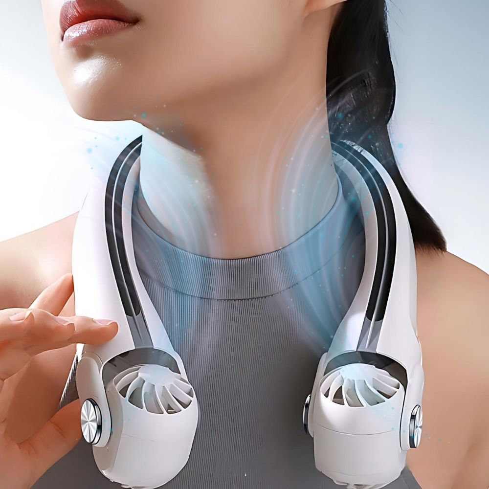 Portable Compact Neck Cooling USB Fan - Luxicro